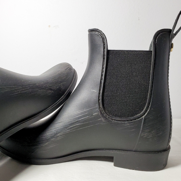 ⚡⚡SOLD⚡⚡ Sam Edelman Matt Black Rain Boots - Picture 3 of 6